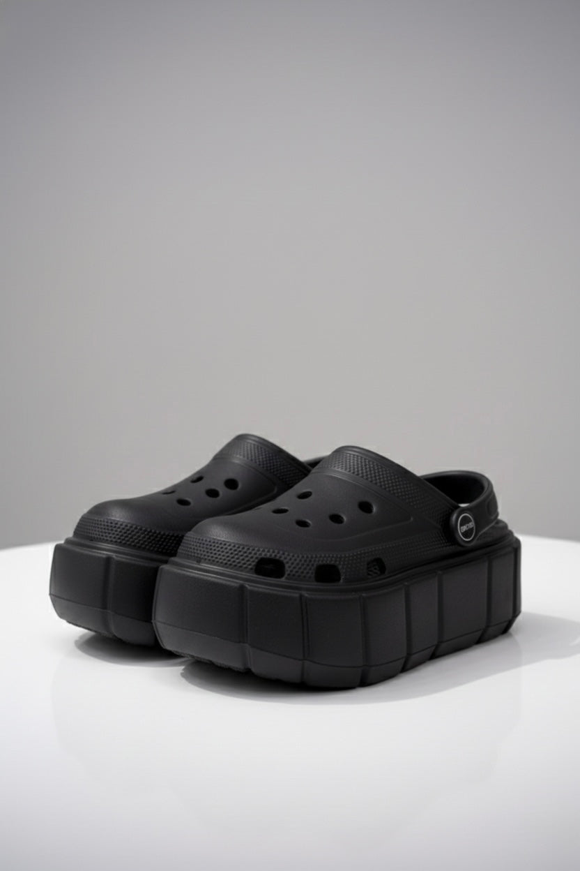 EST CROCS PLATAFORMA NEGRO