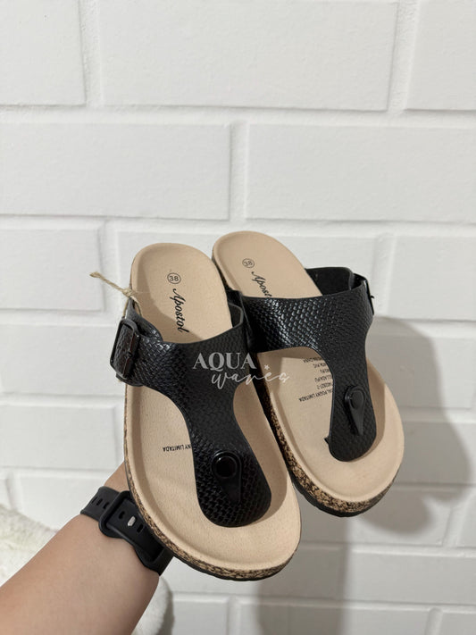 SANDALIA BUZIO NEGRO