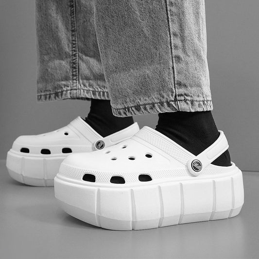 EST CROCS PLATAFORMA BLANCO