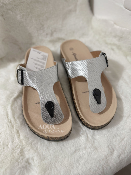 SANDALIA BUZIO PLATEADO