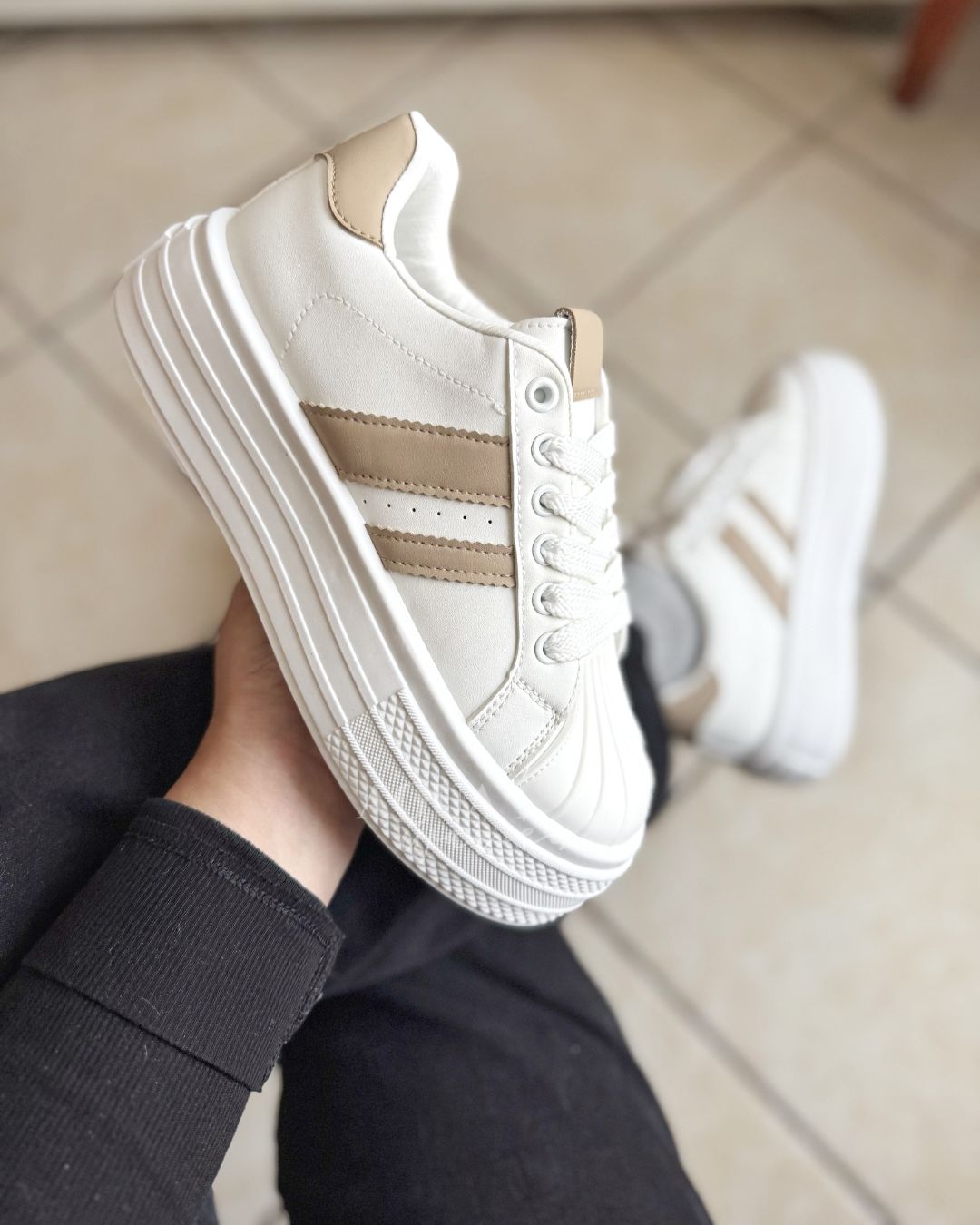 ZAPATILLA EST. SUPER STAR PLATAFORMA