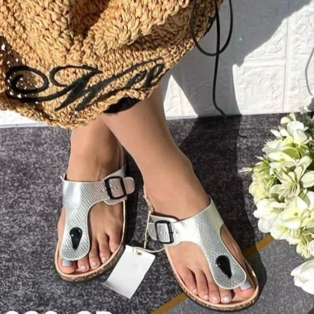 SANDALIA BUZIO PLATEADO