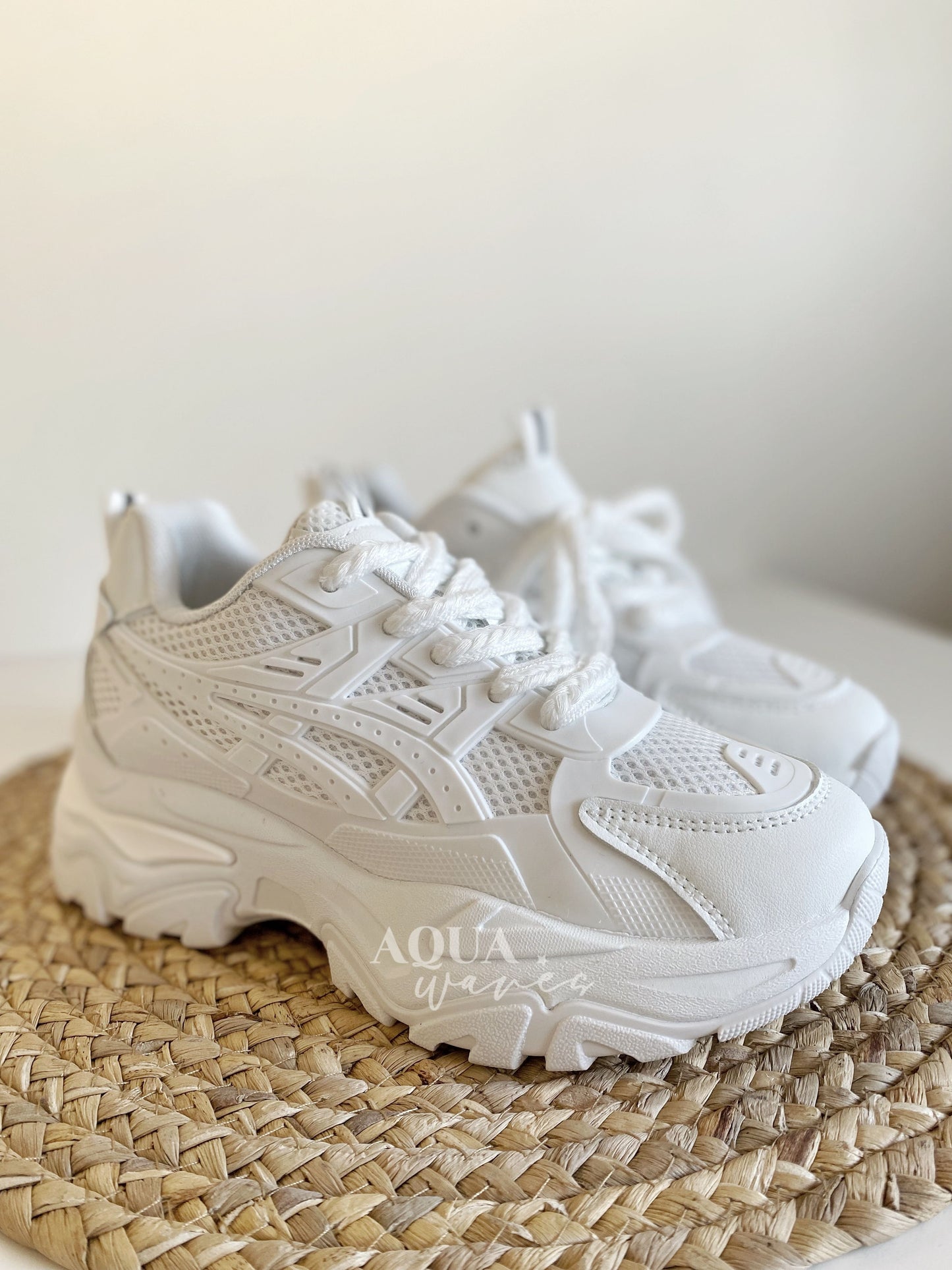 ZAPATILLA ESTILO ASICS WHITE