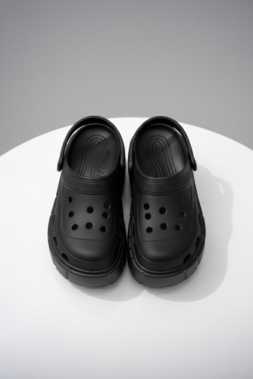EST CROCS PLATAFORMA NEGRO