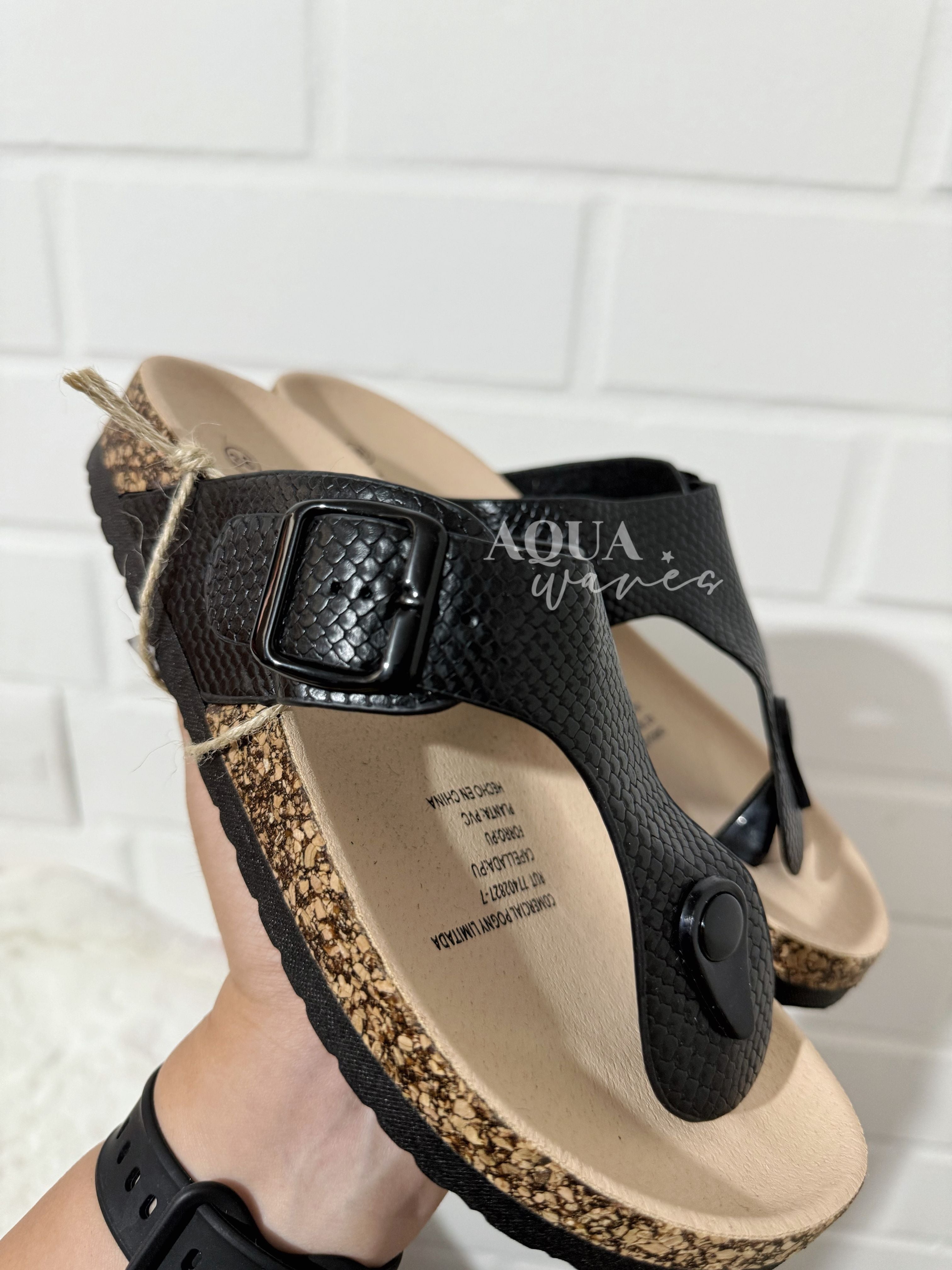 SANDALIA BUZIO NEGRO