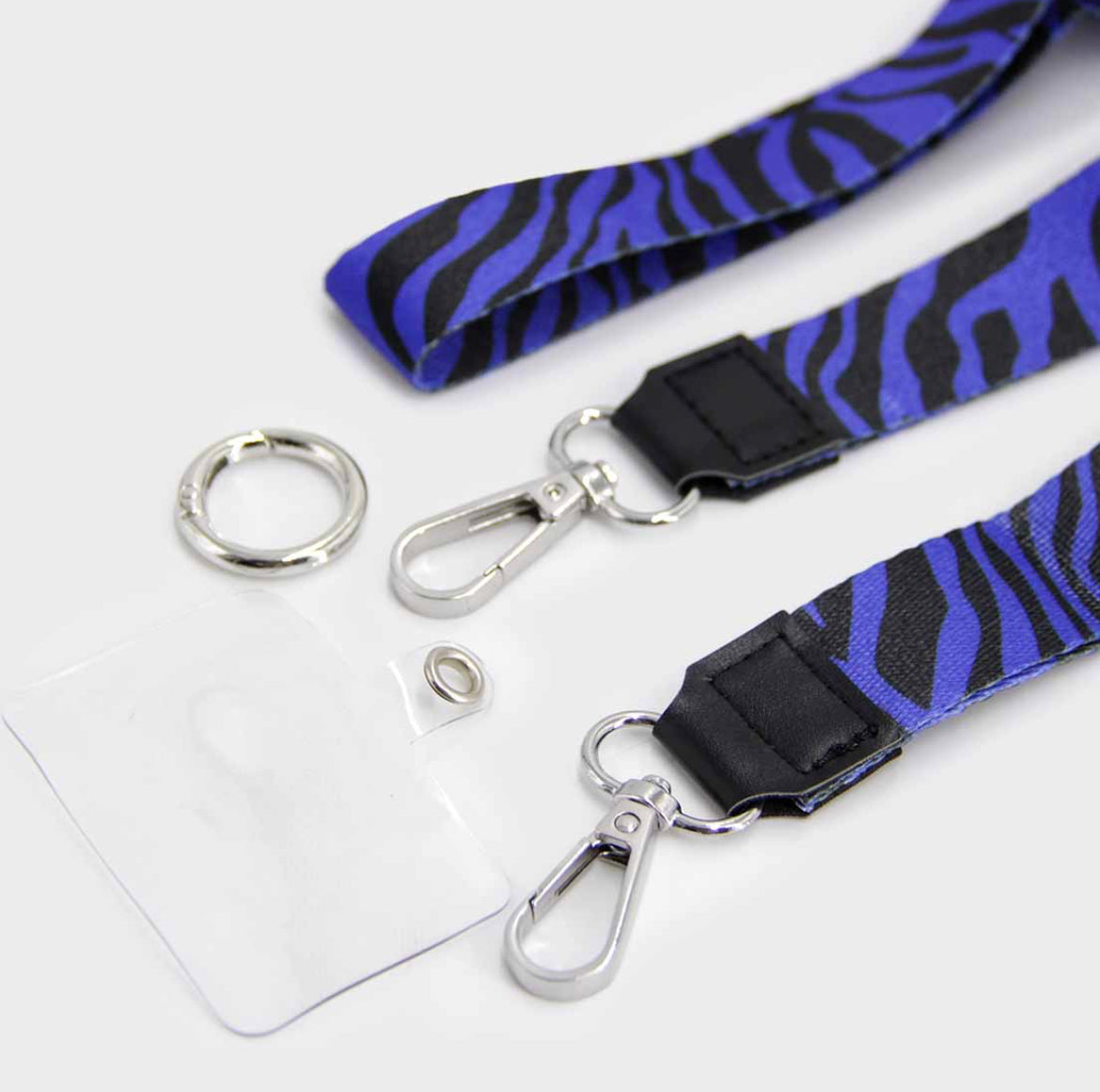 Strap/Lanyard Cebra Azul