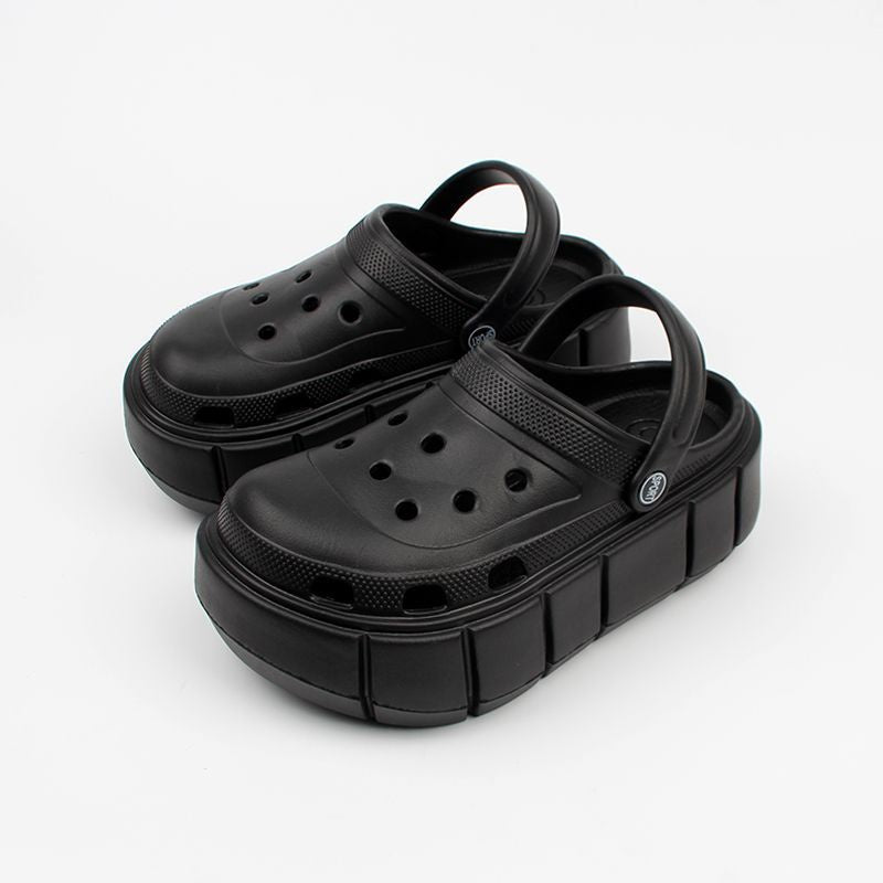 EST CROCS PLATAFORMA NEGRO