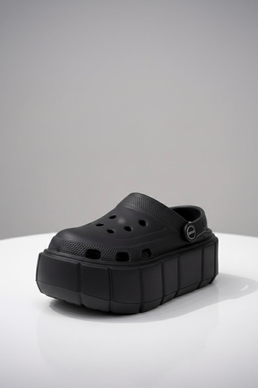 EST CROCS PLATAFORMA NEGRO