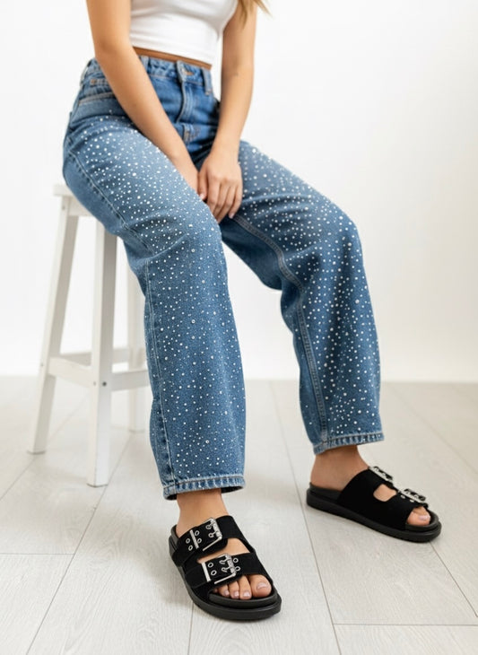 SANDALIA FLORIPA NEGRO